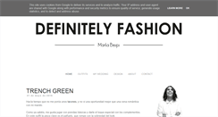 Desktop Screenshot of definitelyfashion.es